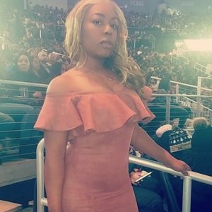 Off the shoulder dress